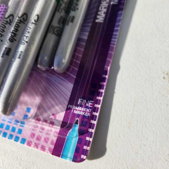 New SHARPIE Electro Pop Permanent Markers Fine Point Assorted Colors 24 Count Li - Picture 8 of 16